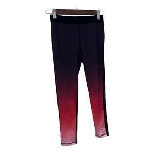 3/$15 Ideology black red Ombre workout exercise  pull on Leggings  size M